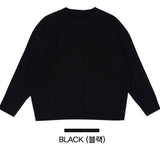 never loosefit round knit