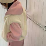 [BELLIDE MADE] Fleece wool vest.