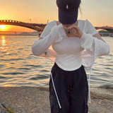 アメージングボディースリムUネックTシャツ