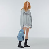 Denim tiny backpack