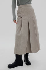 グリースプリーツスカート / Gleise pleated skirt (3color)