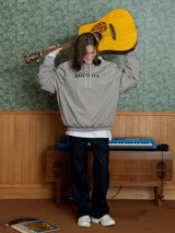 Nylon Raglan Crewneck_Sand Beige