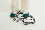 ウィティーバニーキャラクターラグマット／WITTY BUNNY CHARACTER FOOT MAT