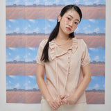 Eloquence blouse (salmon pink) (6684241395830)