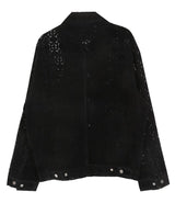 No.0026 HQ flocking trucker JK (3color)