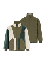 REVERSIBLE FLEECE MIX JACKET