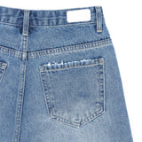 デストロイデニムショートパンツ
