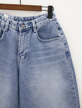 ラウンドワイドデニムパンツ / round wide denim pants