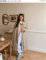[SHOPPERMADE]ベルギーダブルトレンチコート(3color)