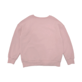 SETSETSET BIG FLOWER NAPPING SWEAT SHIRT PINK (6652493070454)