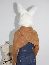 0 9 knit muffler bolero - BROWN (6601597845622)