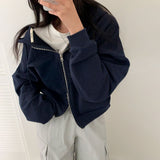 エンブロイダリー２wayフーディジップアップ