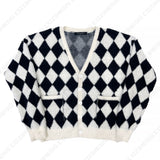 YMダイヤモンドモヘアカーディガン/YM Diamond Mohair Cardigan (2 colors)
