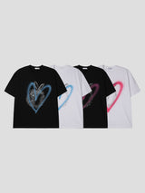 ラビットハートハーフスリーブ / Rabbit heart half sleeves 2color