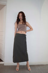 ラウンドロングスカート / ROUND STRING LONG SKIRT