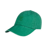 [VARZAR] 3D Monogram Pigment Over Fit Ball Cap Green