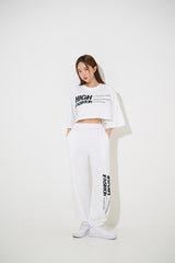 ハイファッションショートスリーブクロップTシャツ / TOP(9280) High Fashion Short Sleeve Crop Tee