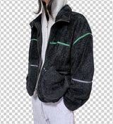 Line taping faux fur mustang (6641876664438)