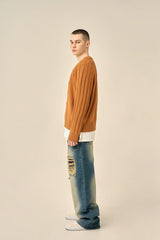 DAMAGE POINT WASHED DENIM