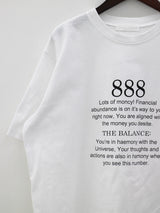 ナンバーショートスリーブTシャツ/Number short sleeve T-shirt (2color)
