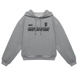 Emblem-print hooded sweatshirt