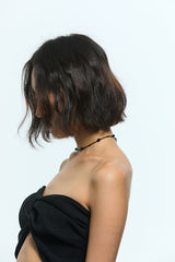 Black rose choker