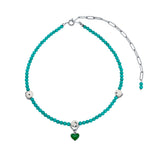 NO.233 NECKLACE mint green