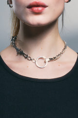 NO.351 [SILVER] GEOMETRY HAVY NECKLACE