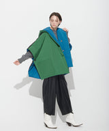 리버서블 패딩 숄_GREEN+BLUE (6636667043958)