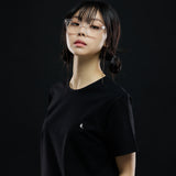 ベーシックマシュマロショートスリーブT/BASIC MARSHMALLOW SHORT-SLEEVED T-BLACK