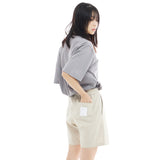 ワンタックワイドフィットショートパンツ/ONE TUCK WIDE FIT SHORT PANTS-OATMEAL