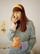Bright Orange Velvet Headband (6611536674934)