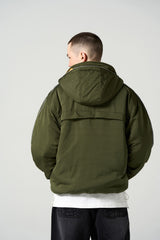 PIPING LINE PADDED JUMPER - KHAKI