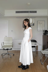 イソップスリーブレスロングドレス / Aesop sleeveless long dress