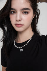パールサージカルネックレス / PEARL SURGICAL NECKLACE SILVER