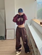 へリングカーゴワイドパンツ / Herring Cargo Wide Pants (3color)