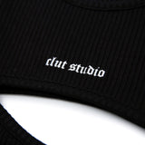 カットアウトウォーマートップ/0 5 cut out warmer top - BLACK