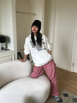 Poppy lettering hood T