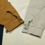 ロゴカラーコットンベーシックジャケット/BSR2223FWJK066 LOGO COLLAR COTTON BASIC JACKET MIX
