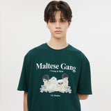 マルチーズギャング半袖Tシャツ/Maltese gang half sleeve tshirts
