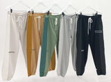 VENTIQUE Square embroidery jogger PT 5color (6636421251190)