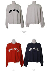 Breakers Lettering Loose Sweat Shirt (3color)