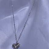 skull heart kitsch necklace