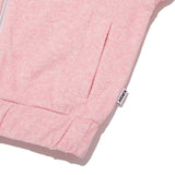 チェリークロップテリーフーディージップアップ／CHERRY CROP TERRY HOODIE ZIP UP [SALMON PINK]