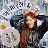 ロイヤルベイビーエンジェルイヤリング - ショート  / Royal Baby Angel Earring - Short (Silver) (Kep1er Chaehyun, Yeseo, Xiaoting Earrings)