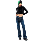 クロップモックネックスリムトップ / CROP MOCK NECK SLIM TOP