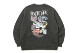 RMTCRW ラベルスウェットシャツ / RMTCRW LABEL SWEAT SHIRT_CHARCOAL
