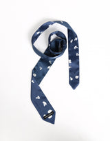 ローズサテンタイ / ROSE SATIN TIE #NAVY