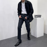 CRベルベットモックネックロングスリーブシャツ/CR Velvet Mock-neck Long-Sleeved Shirt (4 colors)