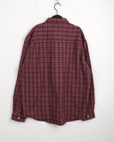 [UNISEX] Dickes Vintage Check Brushed Outer Long Sleeve Shirt